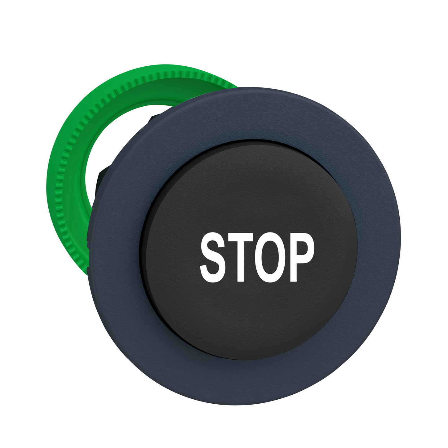 Schneider Electric-ZB5FL234-Harmony XB5 - tête bouton poussoir - flush - dépassant - marqué - noir