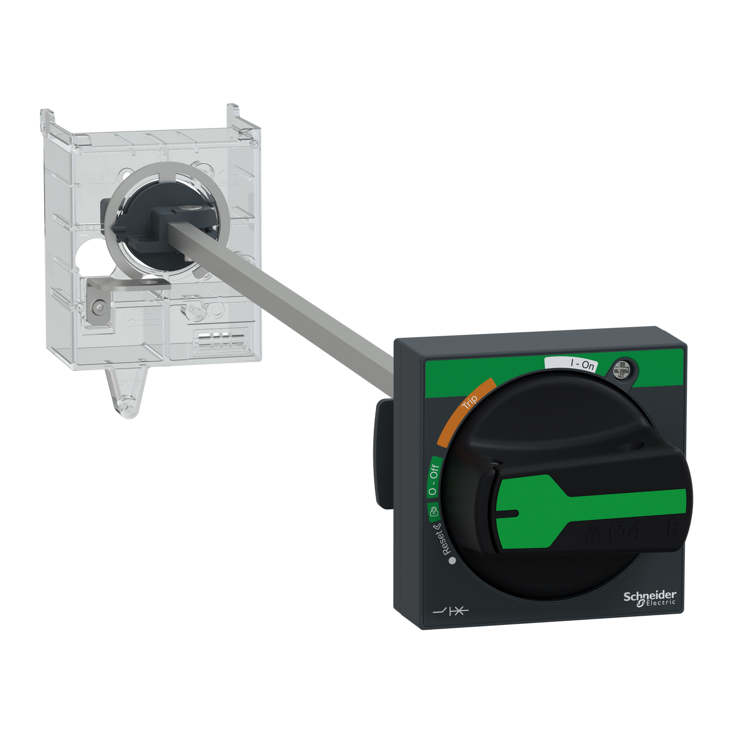 Schneider Electric-GV3APN01-TeSys GV - Kit poignee noire ip54 - axe front gv3p/