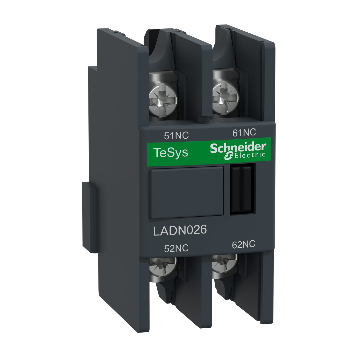 Schneider Electric-LADN026-TeSys D - bloc contacts auxiliaires frontaux - 0F+2O - cosses fermées