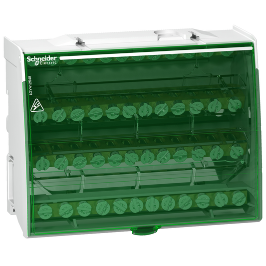 Schneider Electric-LGY412548-Linergy DS - Répartiteur étagé tétrapolaire - 125A - 4x12 trous