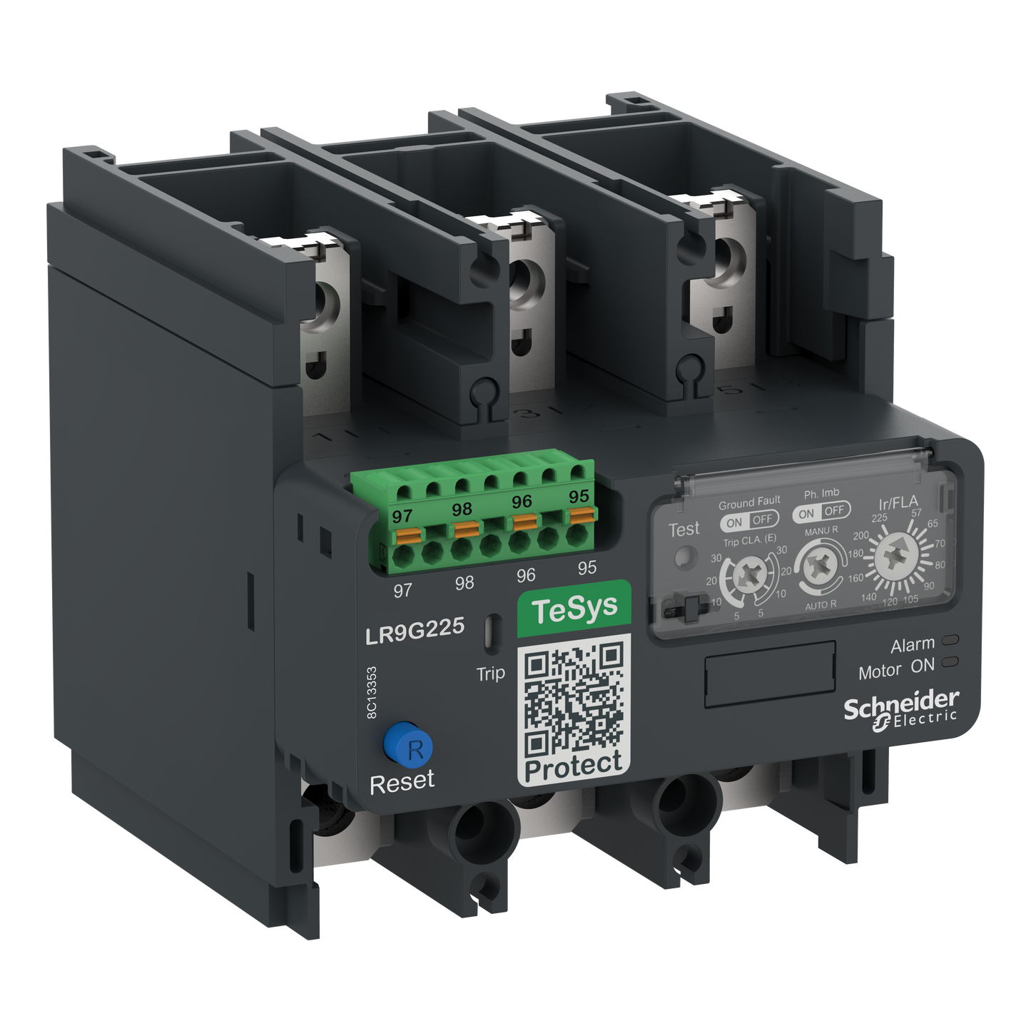 Schneider Electric-LR9G115-Relais de surcharge thermique TeSys LR9G 115A Connexion par ressort