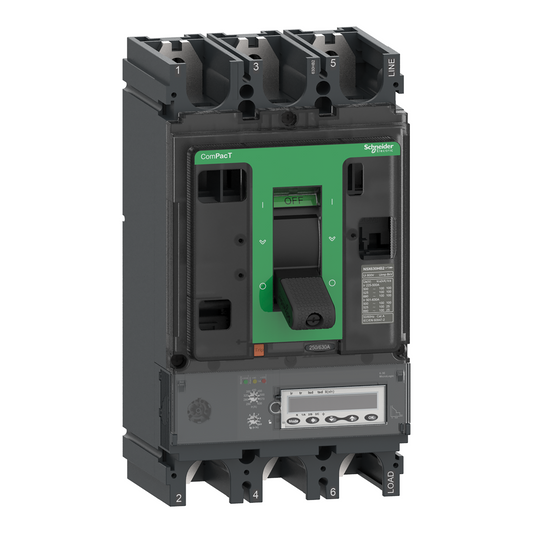 Schneider Electric-C63W36E630-ComPacT NSX630HB2 - Disjoncteur - MicroLogic 6.3E 630A - 3P3D - 100kA - fixe