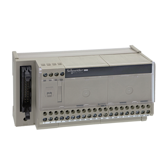 Schneider Electric-ABE7H16R10-Telefast ABE7 - embase de raccordement passive - 16 entrées ou sorties