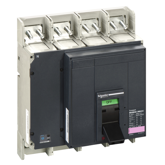Schneider Electric-33405-ComPact NS1250H - bloc coupure - 4P - 70kA - débrochable électrique