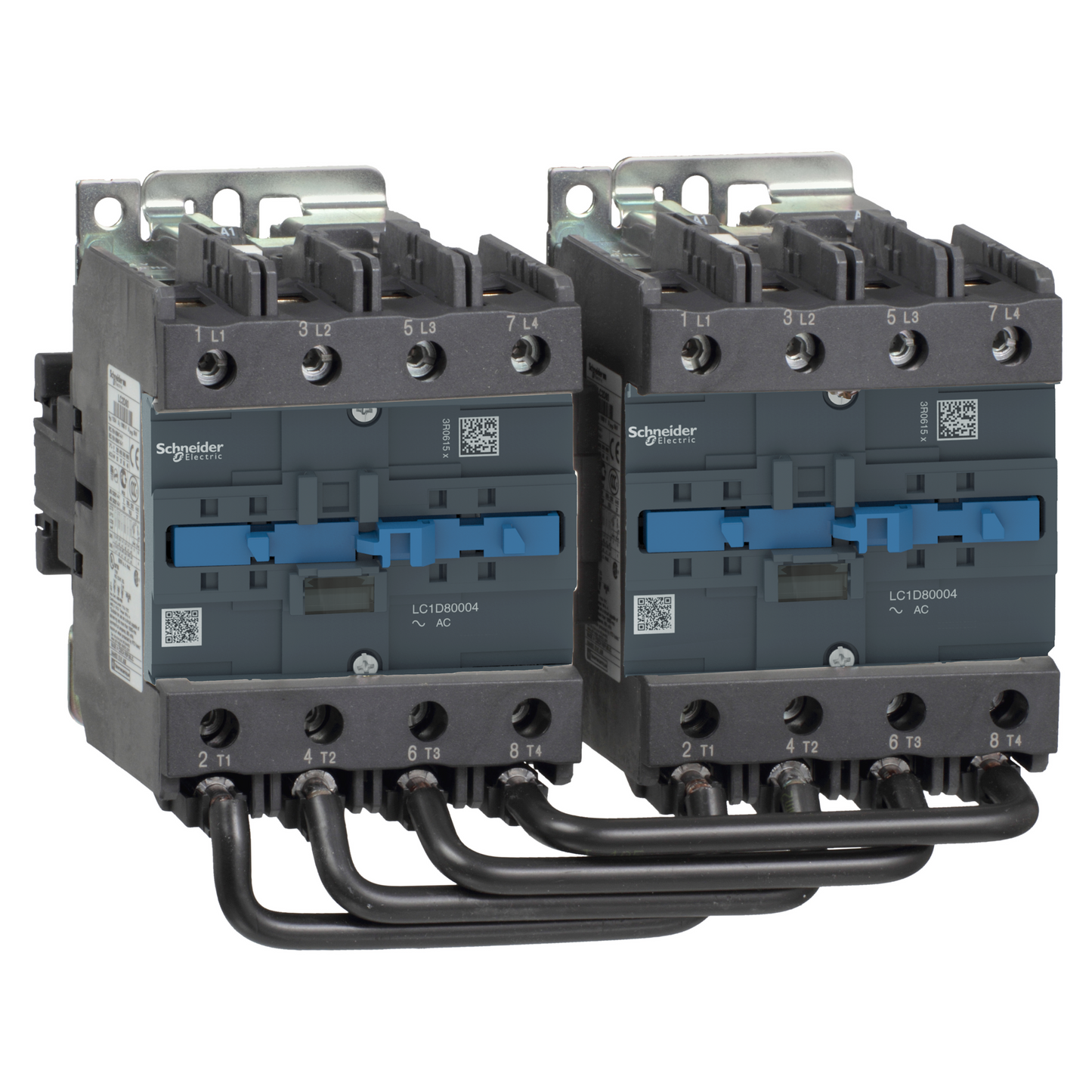 Schneider Electric-LC2D80004P5-TeSys LC2D - contacteur inverseur - 4P - 4F - AC-1 440V - 125A - 230Vca 50Hz