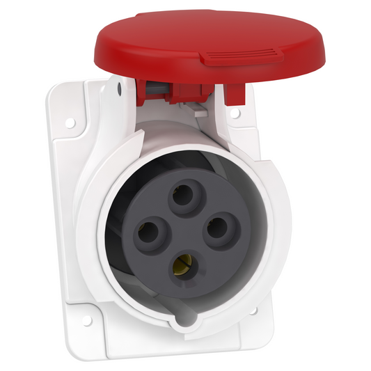 Schneider Electric-PKF16F434-Mureva - socle de prise inclinée -16A - 3P+T - 380-415 V CA- IP44 - à vis