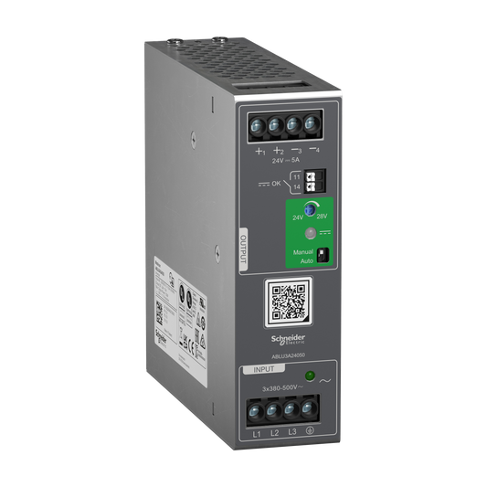 Schneider Electric-ABLU3A24050-Modicon - Alimentation - Sortie 24 VDC - 5A - 3 Phases - Universelle