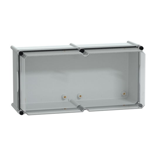 Schneider Electric-NSYPLS2754AG-Thalassa PLS - Boite avec couvercle transparent27x54x23 Ral 7035