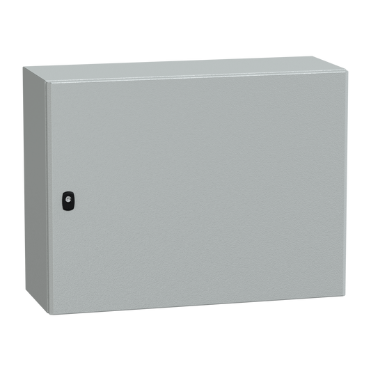 Schneider Electric-NSYS3D6830P-PanelSeT S3D - Enveloppe acier - H600xL800xP300 - châssis plein