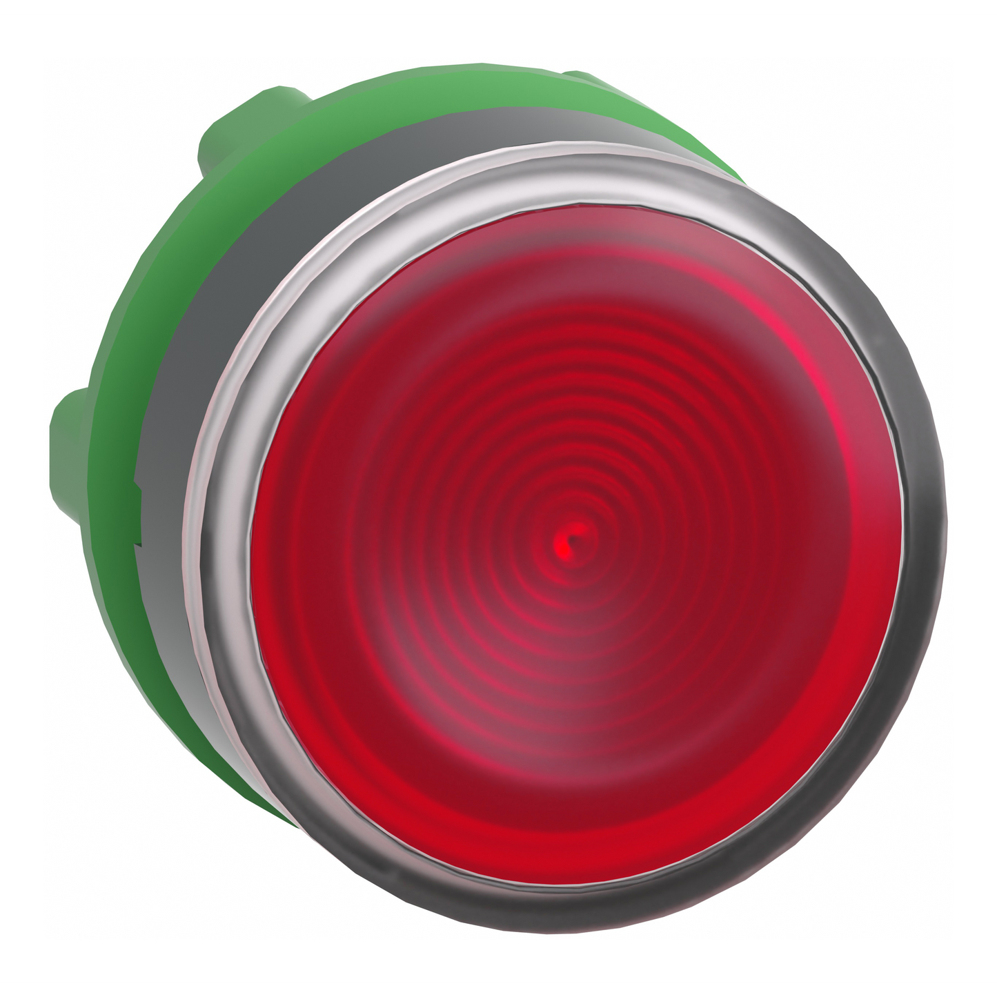 Schneider Electric-ZB5AW343S-Harmony XB5 - tête bouton poussoir lumineux DEL - Ø22 - strié - rouge