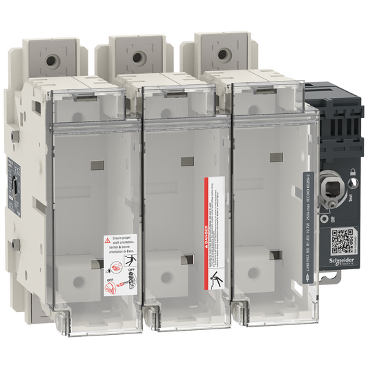 Schneider Electric-LV481653-FuPact GS - interrupteur sectionneur fusible - 250A - 3P - BS B1/3 - F&R CTRL