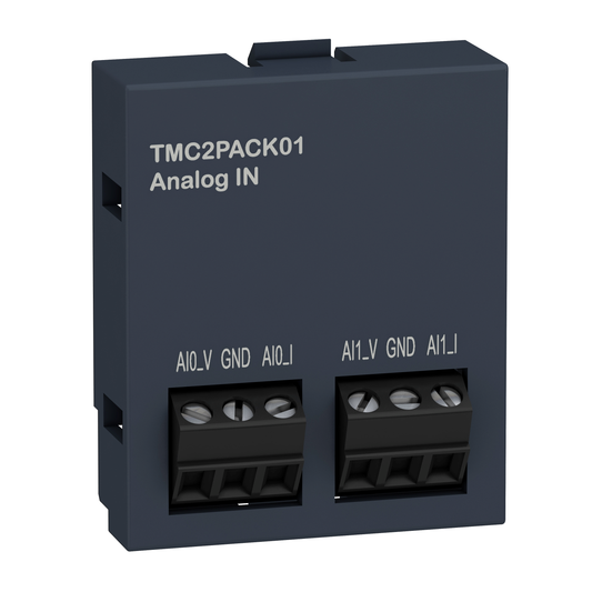 Schneider Electric-TMC2PACK01-Modicon M221, cartouche application emballage, 2 entrées analogiques