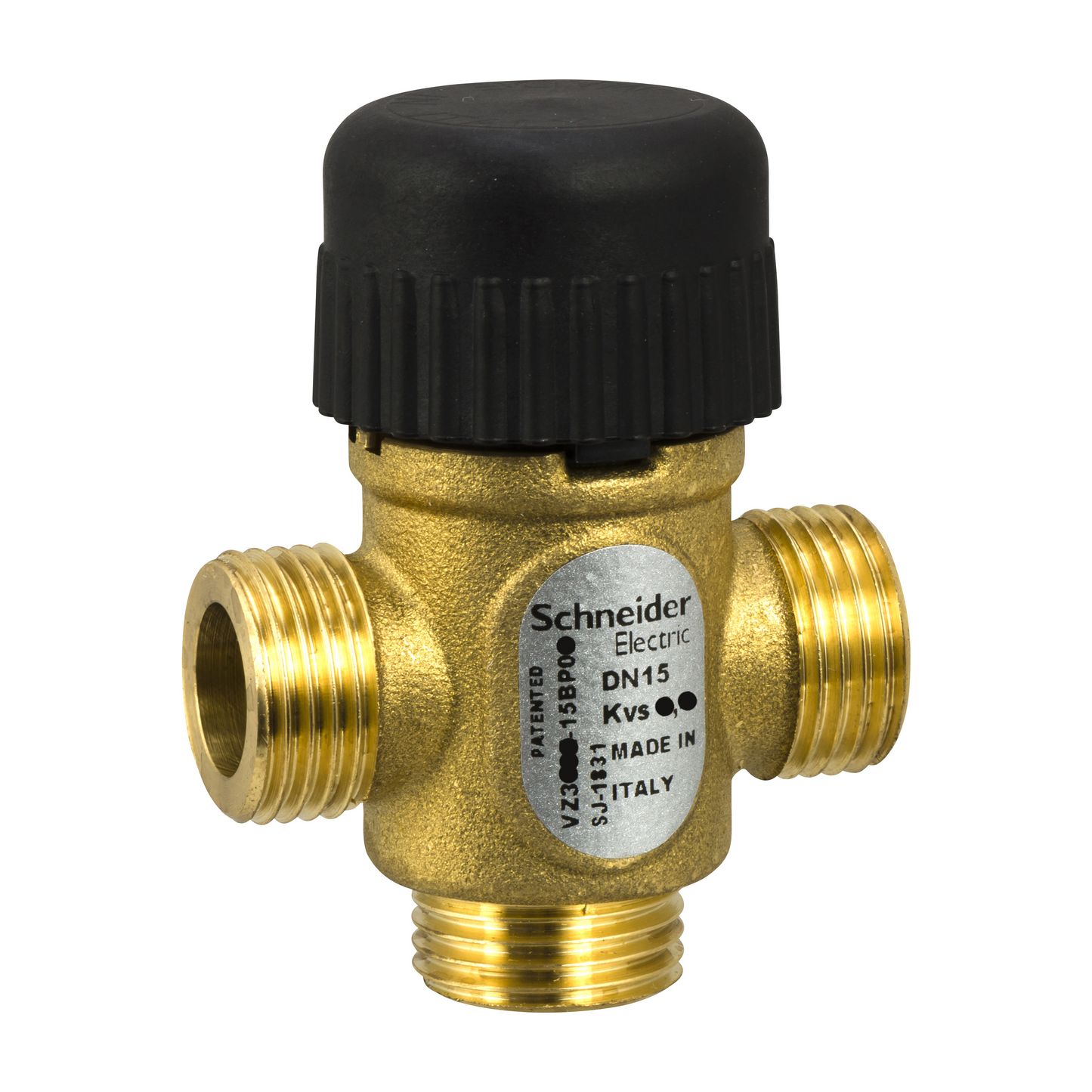 Schneider Electric-VZ319E-15BP03-Vanne 3 voies laiton filetée PN16 DN15 Kv0,6 course 5,5mm