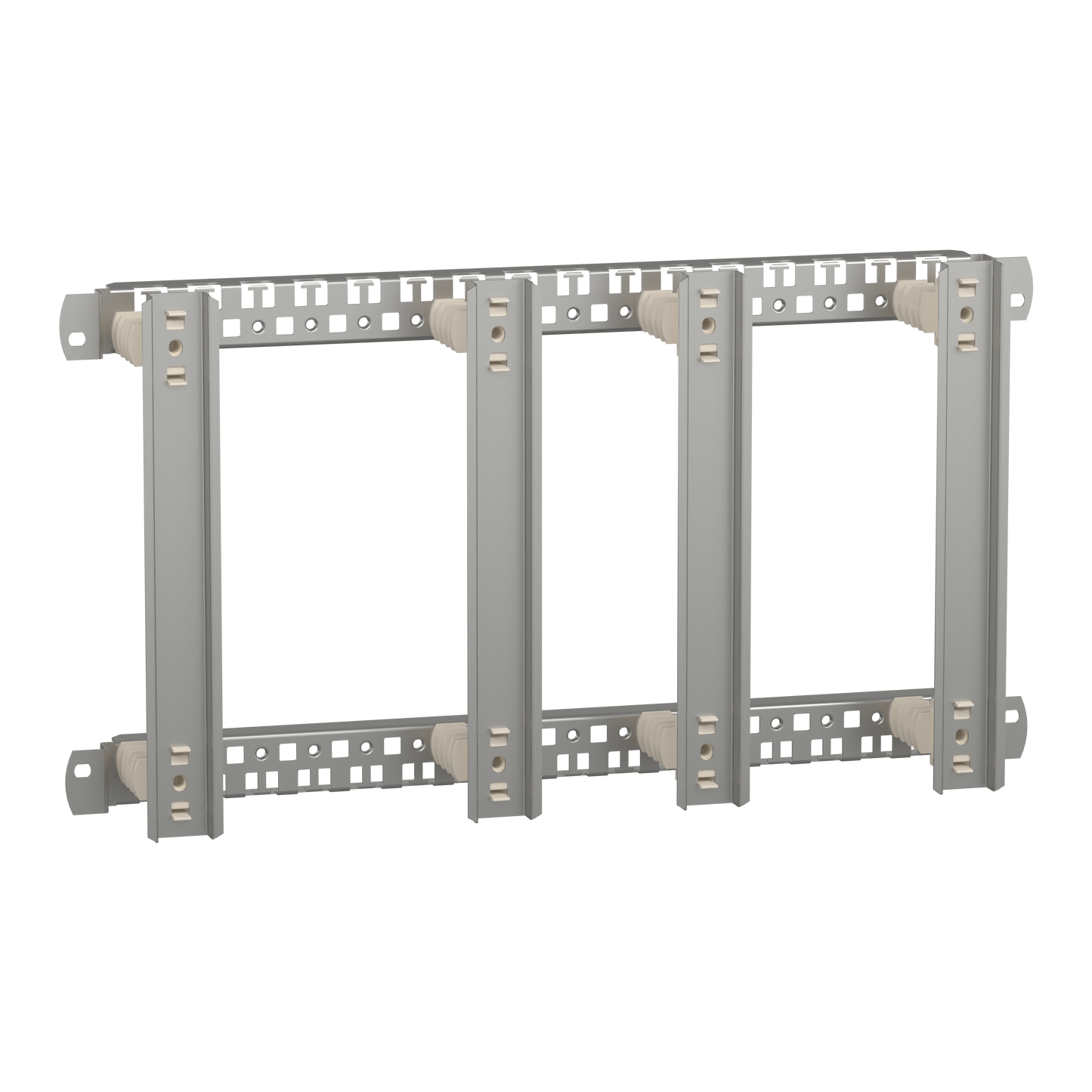 Schneider Electric-LVS04223-PrismaSeT G - Platine 4 Din verticaux pour bornes de jonction