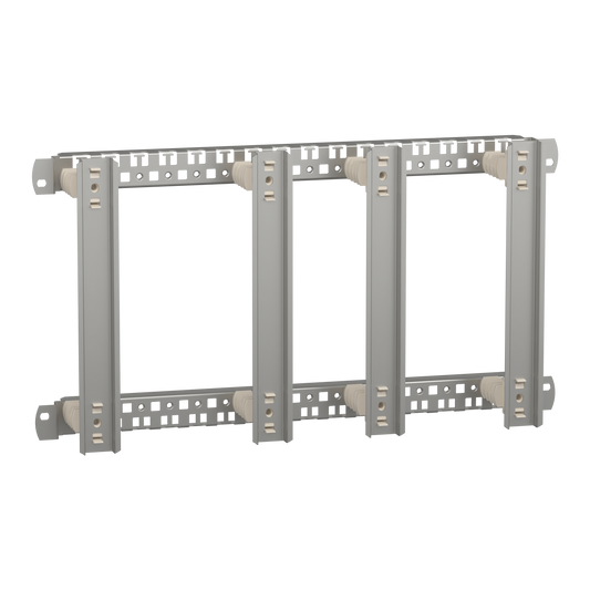 Schneider Electric-LVS04223-PrismaSeT G - Platine 4 Din verticaux pour bornes de jonction