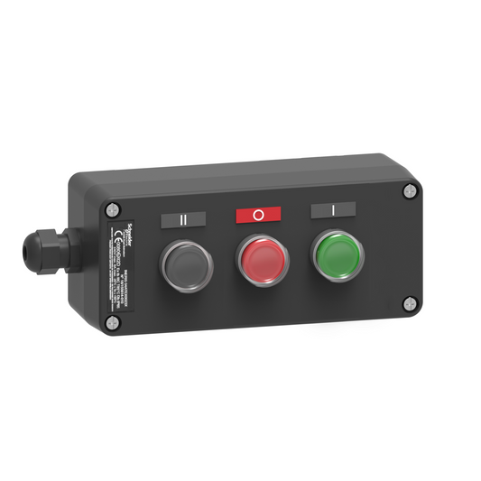 Schneider Electric-XAWG310EX-Harmony - Boite a bouton atex en plastique trois boutons