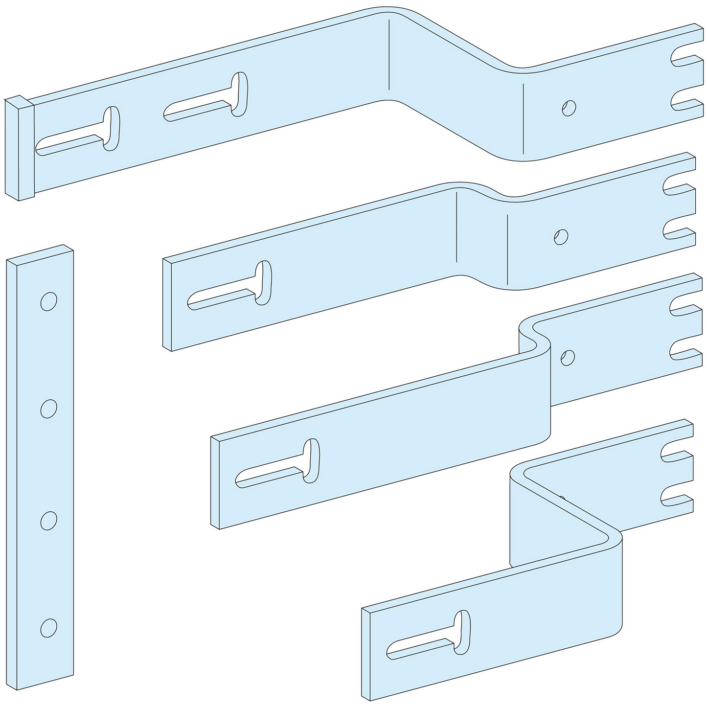 Schneider Electric-LVS04474-PrismaSeT P - Liaison JdB.V NS800/1000 - horizontal Fixe - 4P