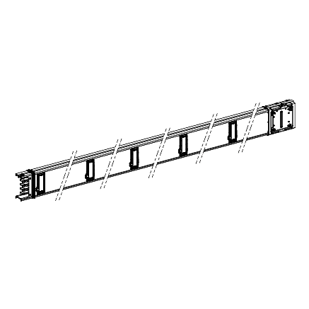 Schneider Electric-KSA160ED45010-Canalis KSA - élément droit 160A - 5m - 3L+N+PE - 10 fenêtres
