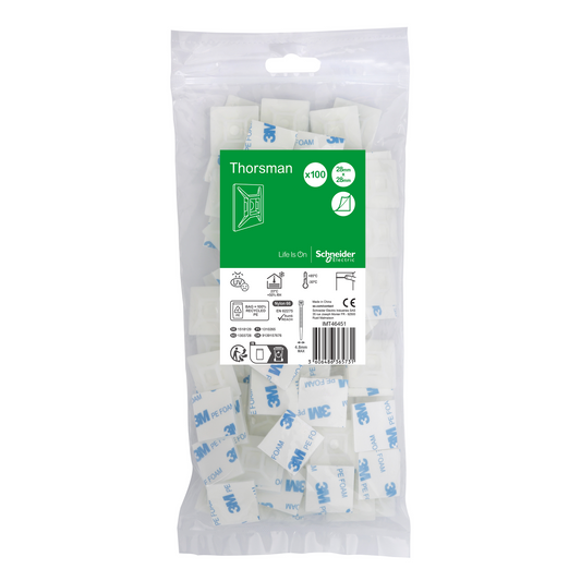 Schneider Electric-IMT46451-Thorsman embase adhésive max 4.8mm, 100p