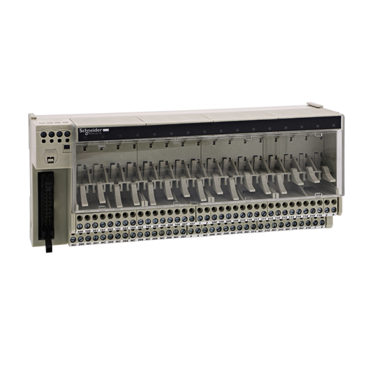Schneider Electric-ABE7P16T230-Telefast ABE7 - embase pour relais embrochable - 16 voies - relais 10mm
