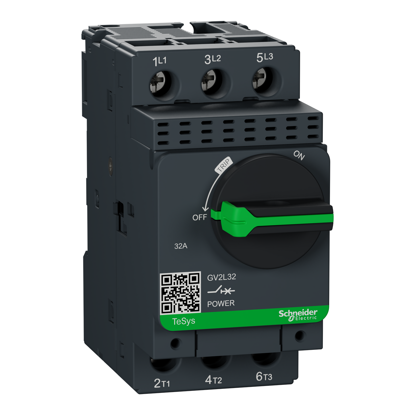 Schneider Electric-GV2L32-TeSys GV2L - disjoncteur moteur - 32A - 3P 3d - déclencheur magnétique