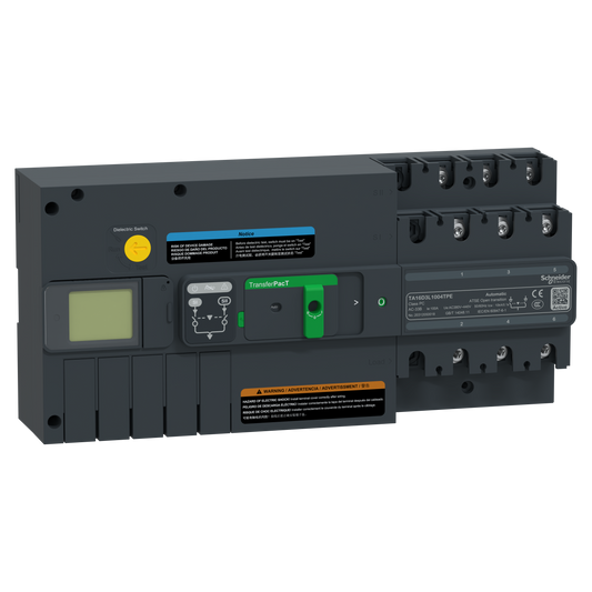 Schneider Electric-TA16D3L1004TPE-TransferPacT Active TA160 - inverseur de sources - LCD - 100A - 3P - 400Vca