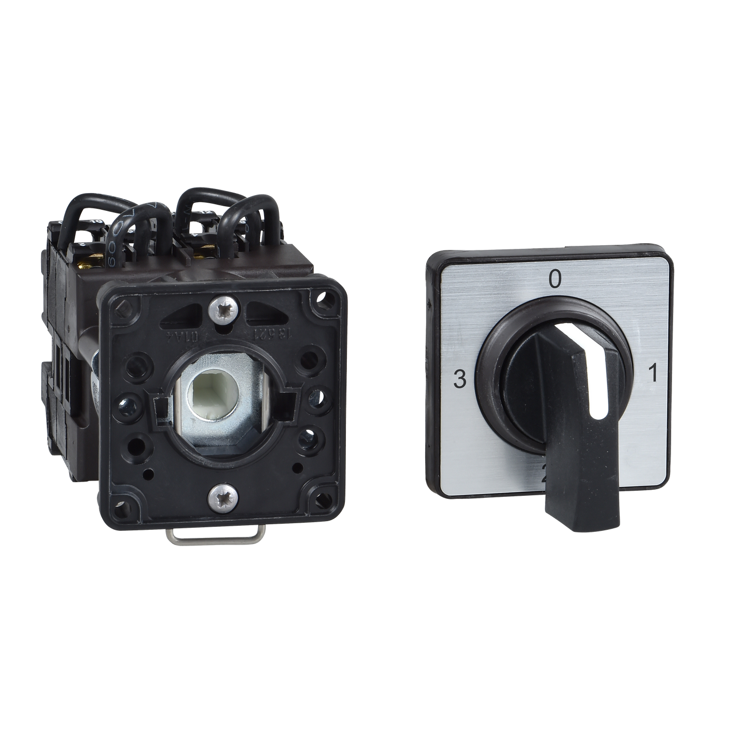 Schneider Electric-K1F003MCH-Harmony - sélecteur d'ampèrem. à came - 3circuits - 90° - 12A - fixation Ø22mm