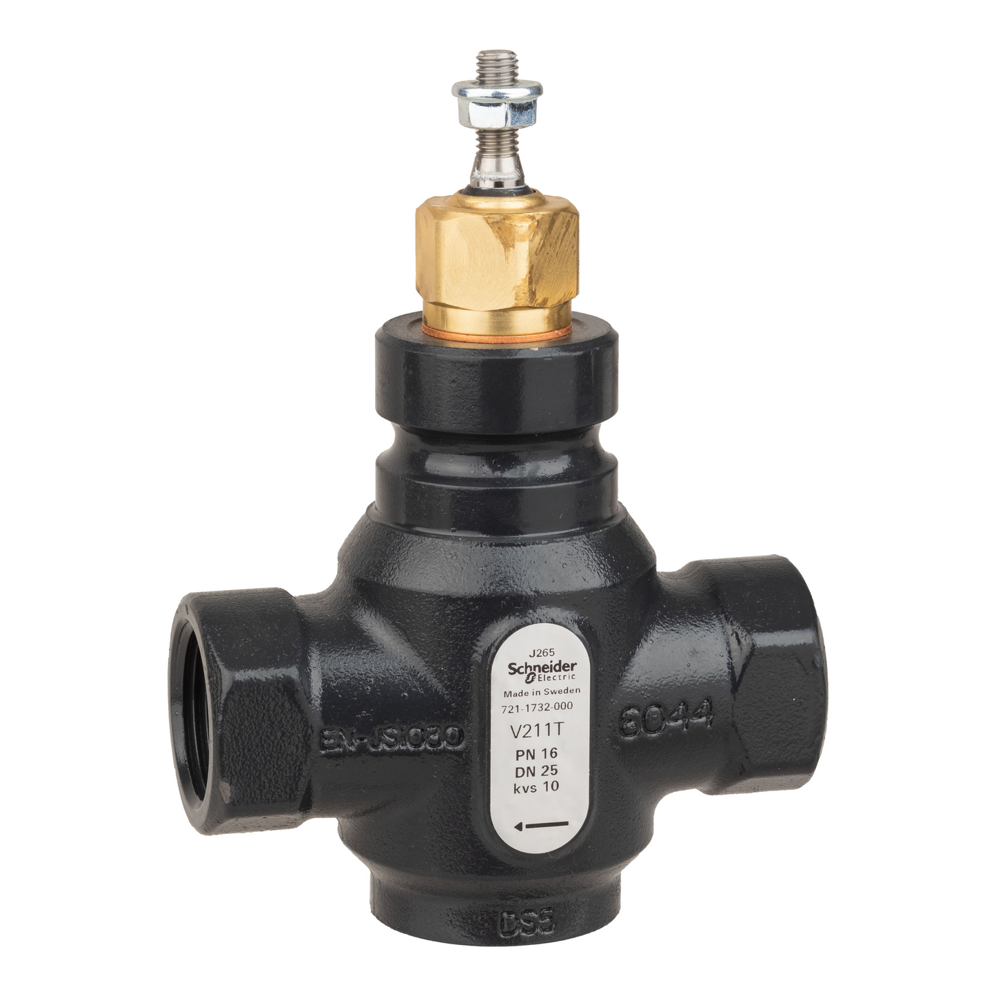 Schneider Electric-7211732000-Vanne 2 voies acier taraudée PN16 DN25 Kv10