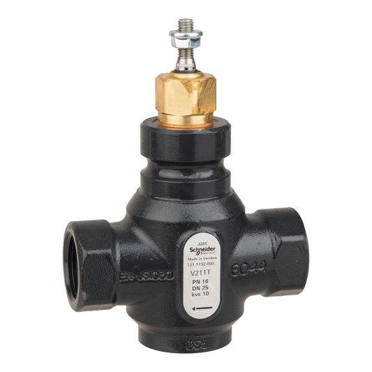 Schneider Electric-7211732000-Vanne 2 voies acier taraudée PN16 DN25 Kv10