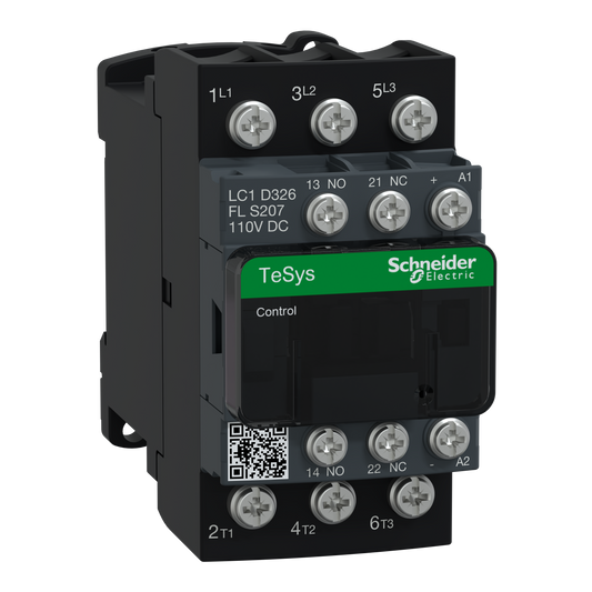 Schneider Electric-LC1D326FLS207-TeSys D - Contacteur tesys lc1d 3p ac3 440v 32 a bobine 110 vcc