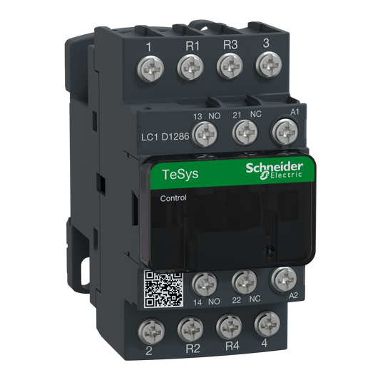 Schneider Electric-LC1D1286U7-TeSys LC1D - contacteur - 4P (2F+2O) - AC-1 440V - 25A - bobine 240Vca