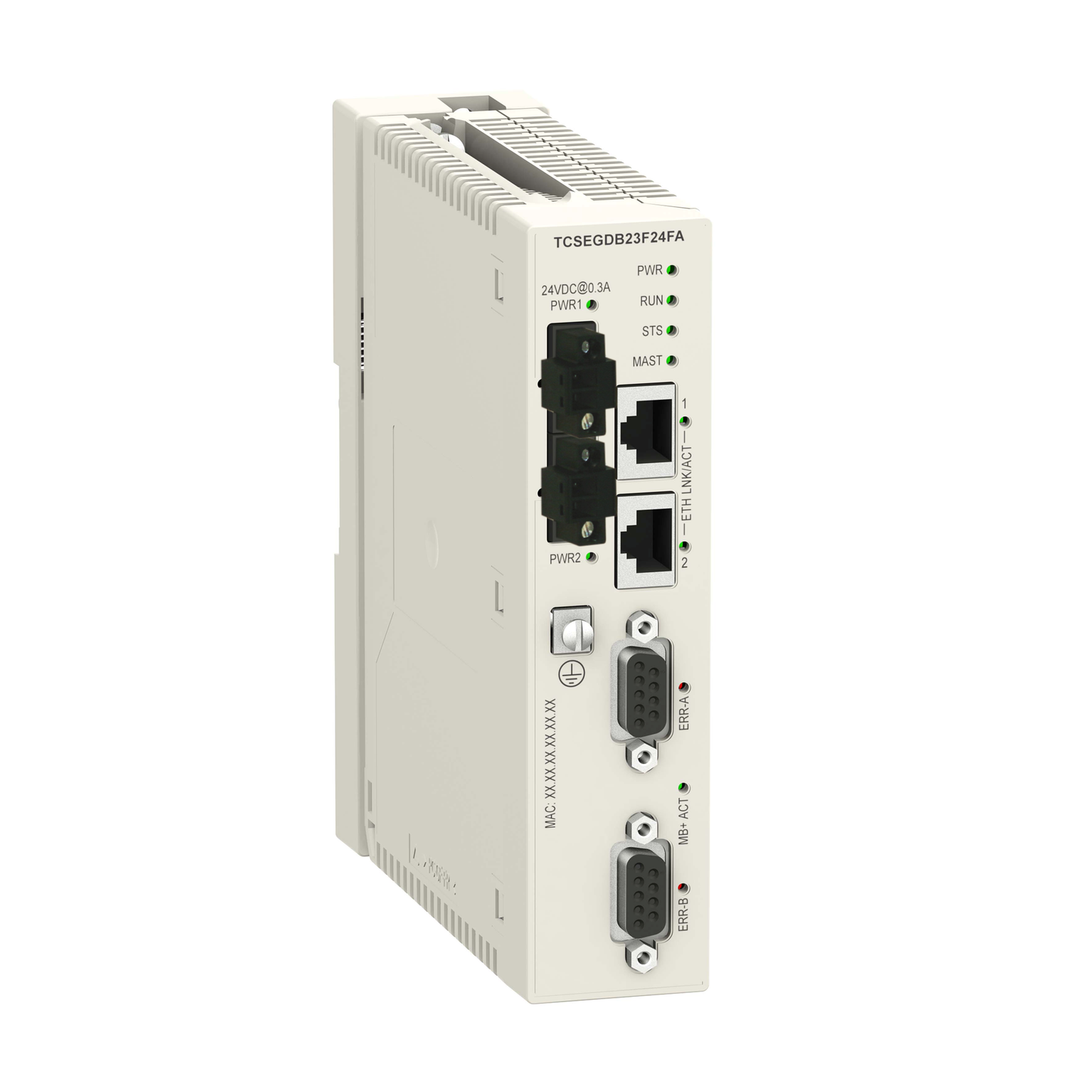 Schneider Electric-TCSEGDB23F24FK-Modicon - proxy Modbus plus pour Modicon M340 - durci