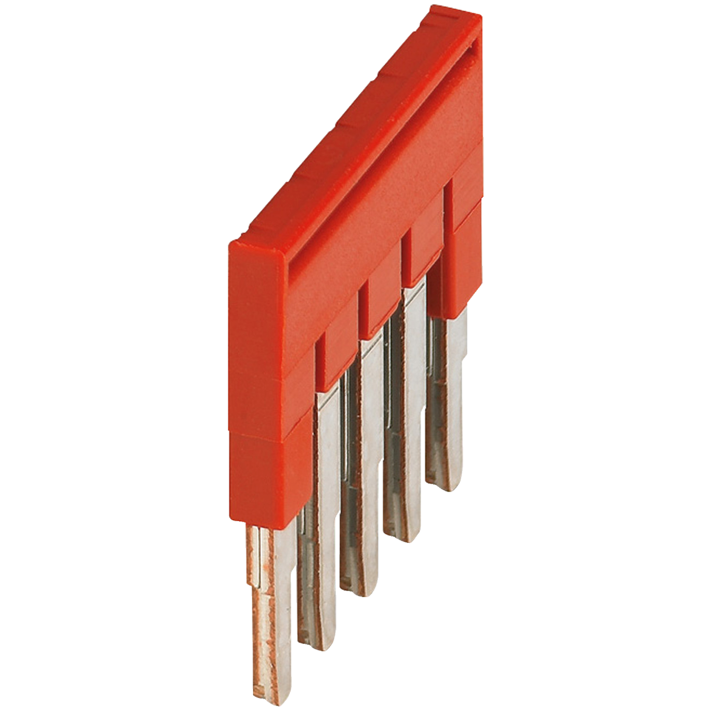 Schneider Electric-NSYTRAL25-Pont enfichable - 5 points - pour bornes 2,5mm² - rouge