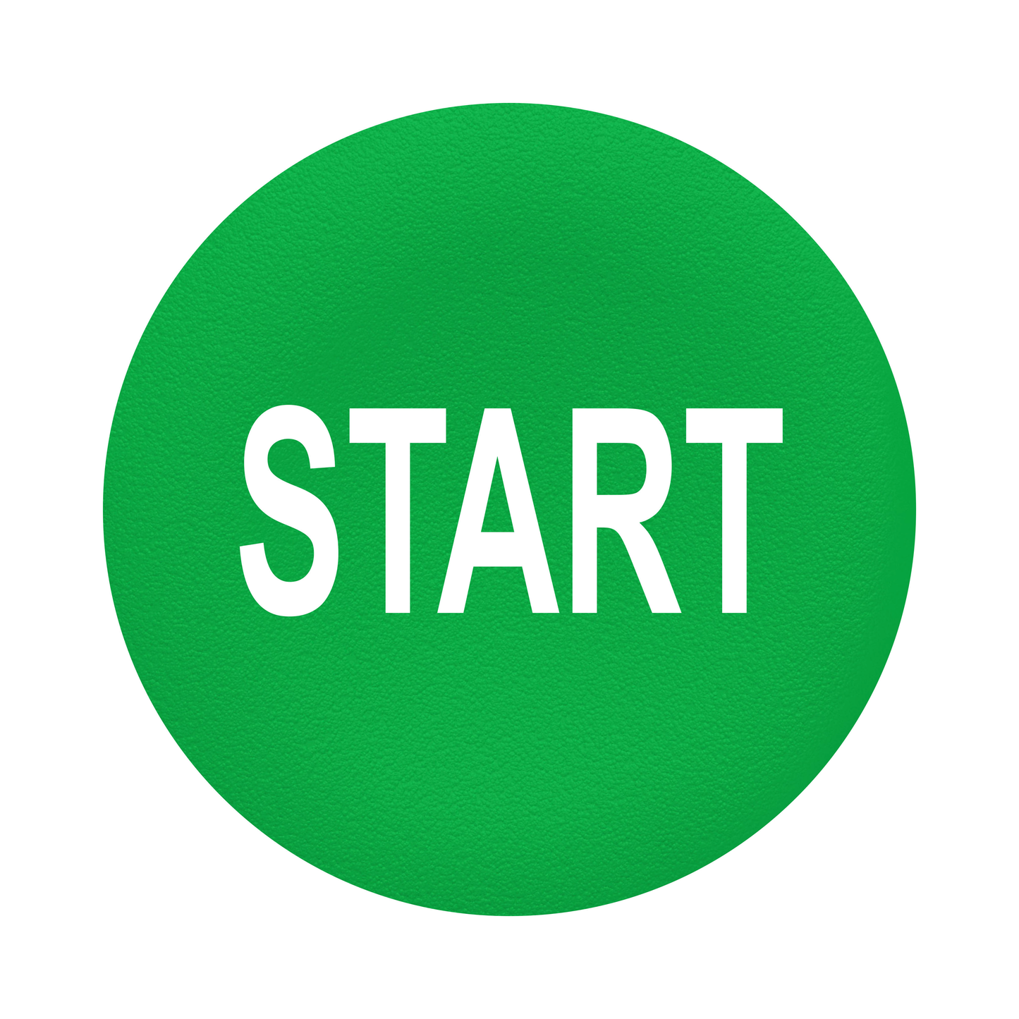 Schneider Electric-ZBA333-Harmony cabochon lisse START - vert pour poussoir rond Ø22