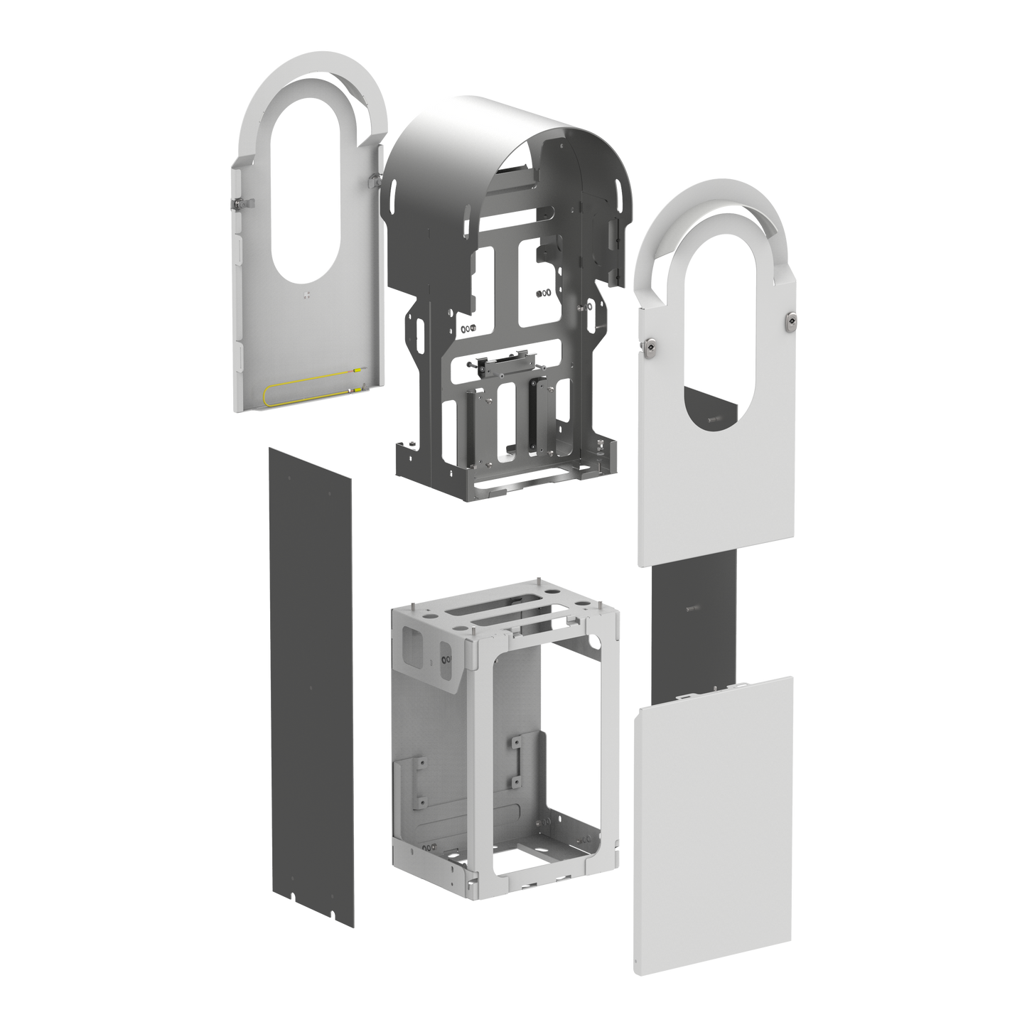 Schneider Electric-EVA1RFKS2-EVlink Pro AC - Kit metallique pour borne sur pied 2 points de charge