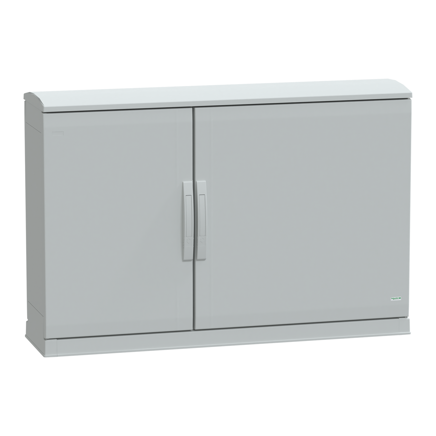 Schneider Electric-NSYPLAZT7123G-Thalassa - Armoire polyester socle + toit 750x1250x320 - IP44 Ral 7035