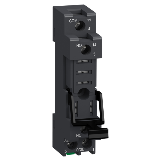 Schneider Electric-RGZE05E-Harmony RXG - Embase push in - 10A - Contacts mixés - relais RXG1