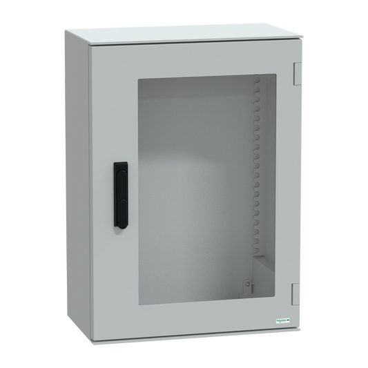Schneider Electric-NSYPLM75TVG-Thalassa - Coffret 747x536x300 - IP66 - porte vitrée fermeture 3 pts Ral7035