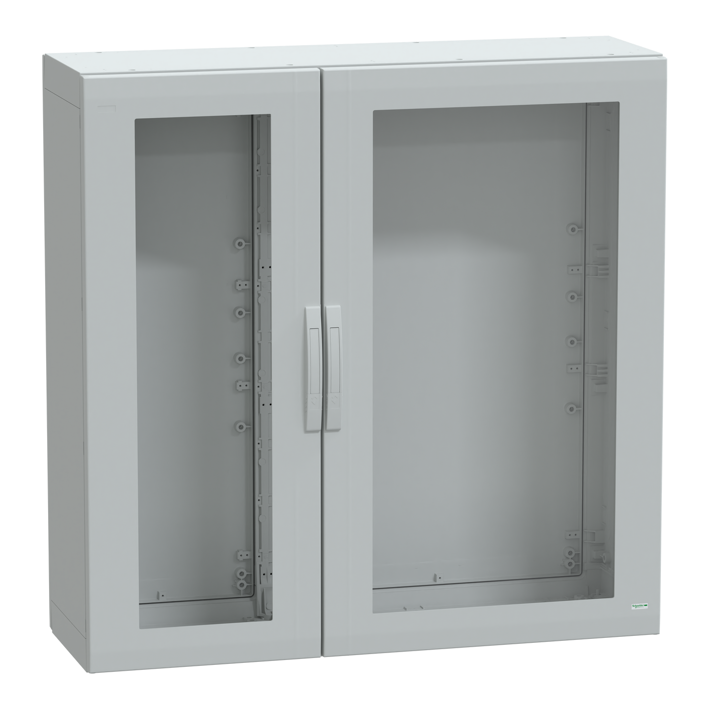 Schneider Electric-NSYPLA12124TG-Thalassa - Armoire polyester 1250x1250x420 - IP65 - vitrée Ral 7035