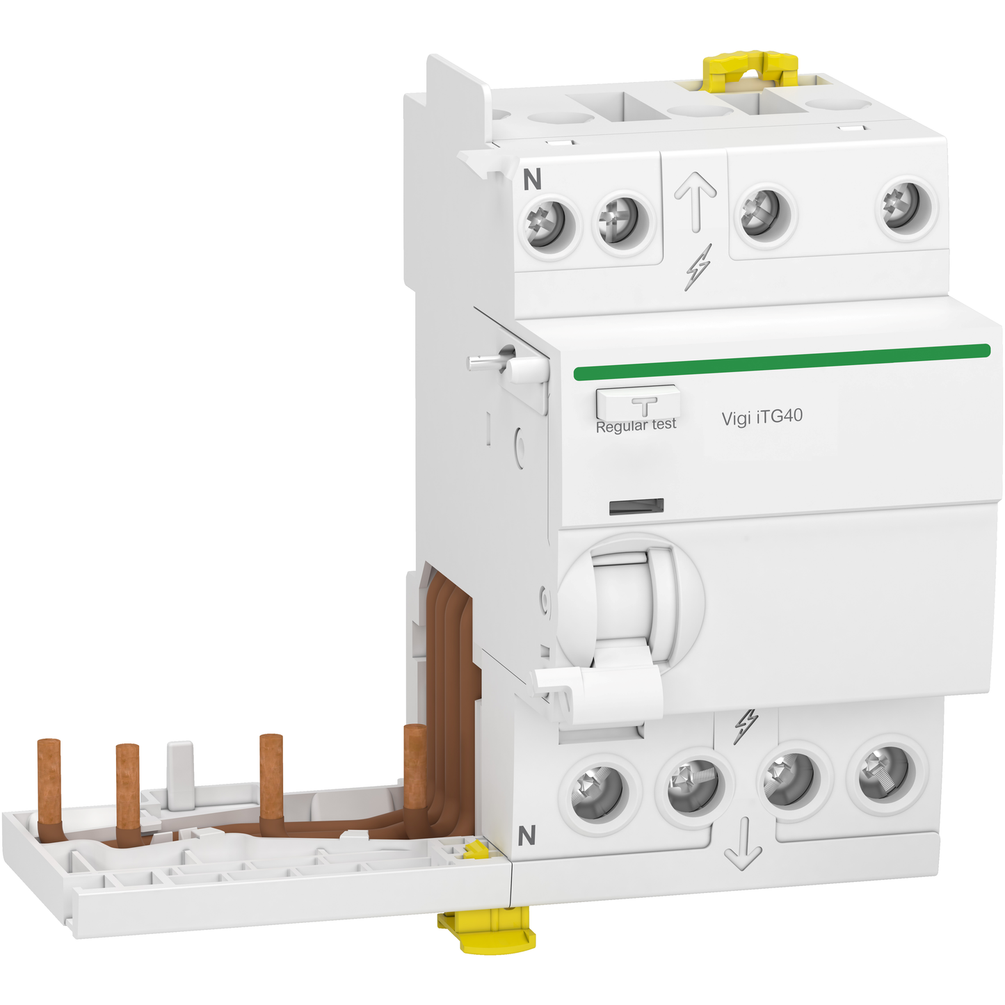 Schneider Electric-A9Y15725-Acti9 iTG40 - Bloc dif. Vigi Tête de groupe - 3P+N - 25A - 300mA - Type A-SI