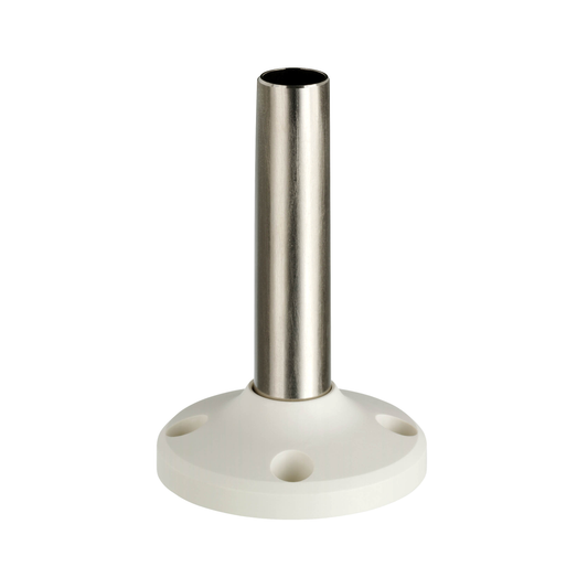 Schneider Electric-XVMZ02-Harmony XVM - tube support+base fixation - L=100mm - aluminium blanc