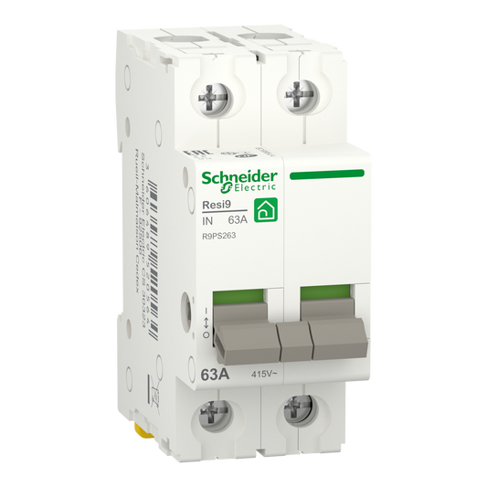 Schneider Electric-R9PS263-Resi9 - interrupteur-sectionneur 2P 63A