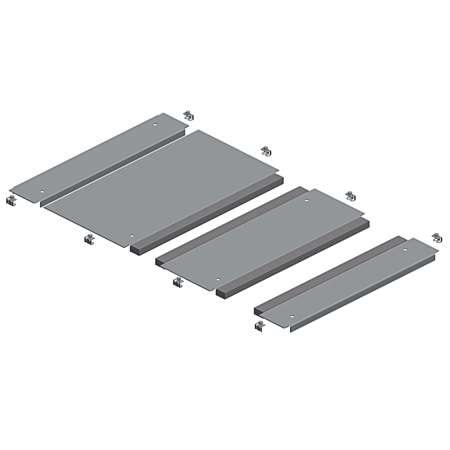 Schneider Electric-NSYEC882-PanelSeT Accessoires - PPC - 3 parties - pour cellule SF/SFN - 800x800mm