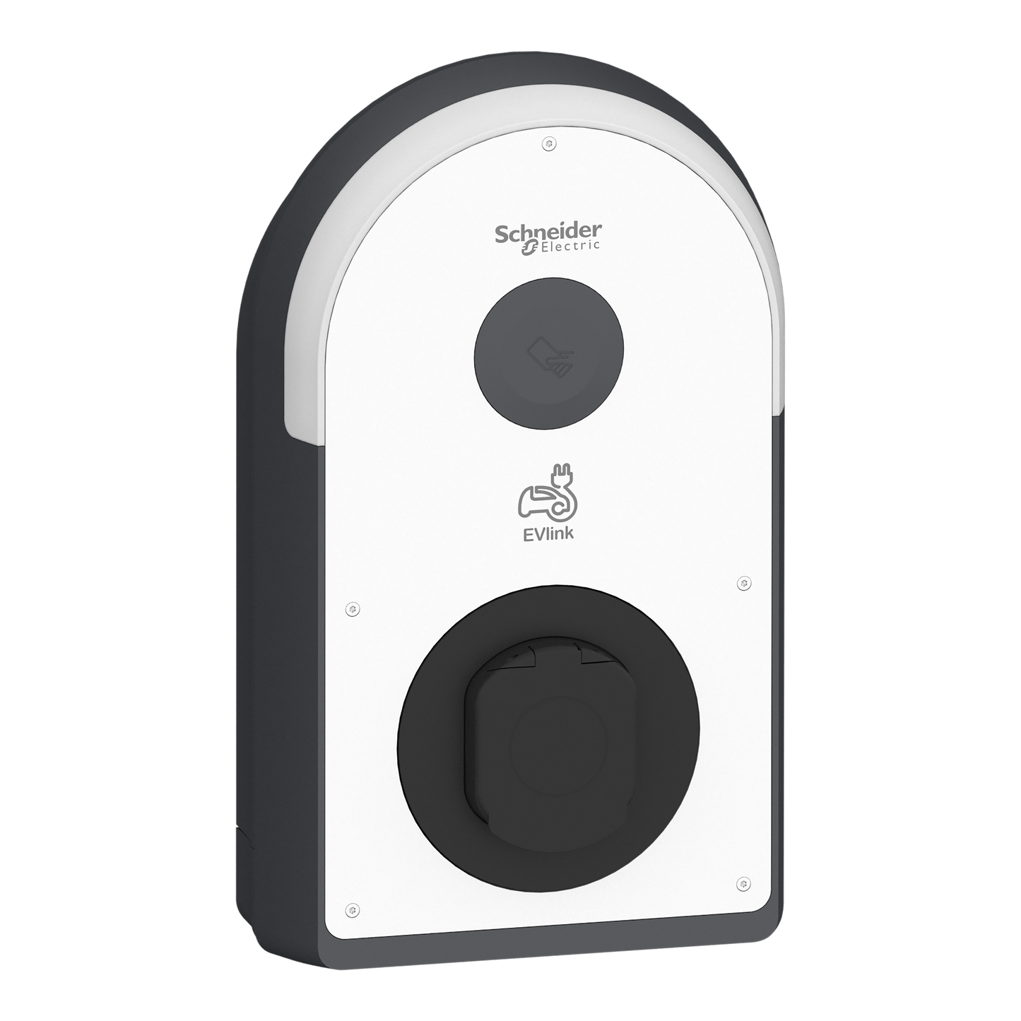 Schneider Electric-EVB3S22N4B-EVlink Pro AC - 3PH - 22 kW - 32A - 1 prise T2S - RCD Type B EV + MNx