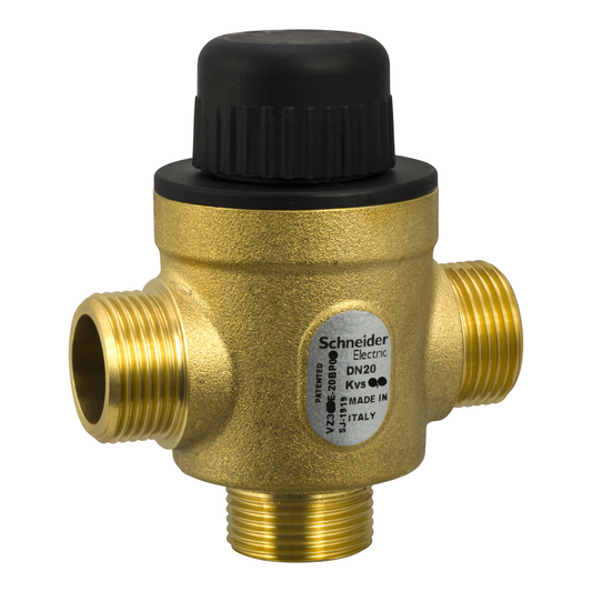 Schneider Electric-VZ308E-20BP09-Vanne 3 voies laiton filetée PN16 DN20 Kv6 course 2,5mm