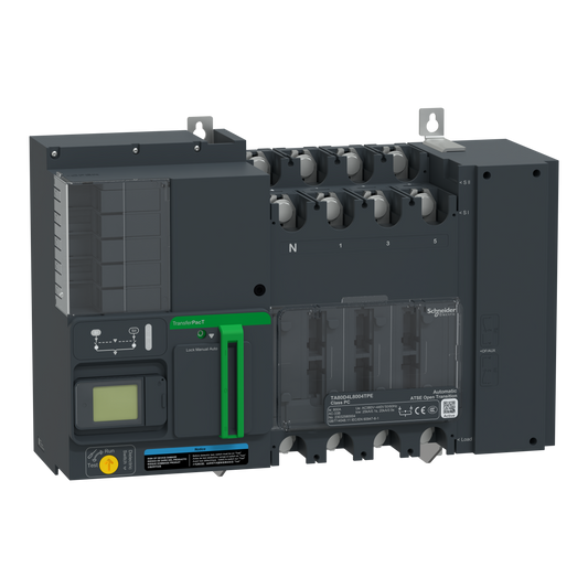 Schneider Electric-TA80D4L8004TPE-TransferPacT TA800 - inverseur de sources - LCD - 800A - 4P - 400Vca