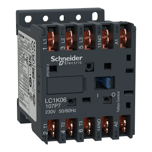 Schneider Electric-LC1K09107E7-TeSys LC1K - contacteur - 3P - AC-3 440V - 9A - bobine 48Vca