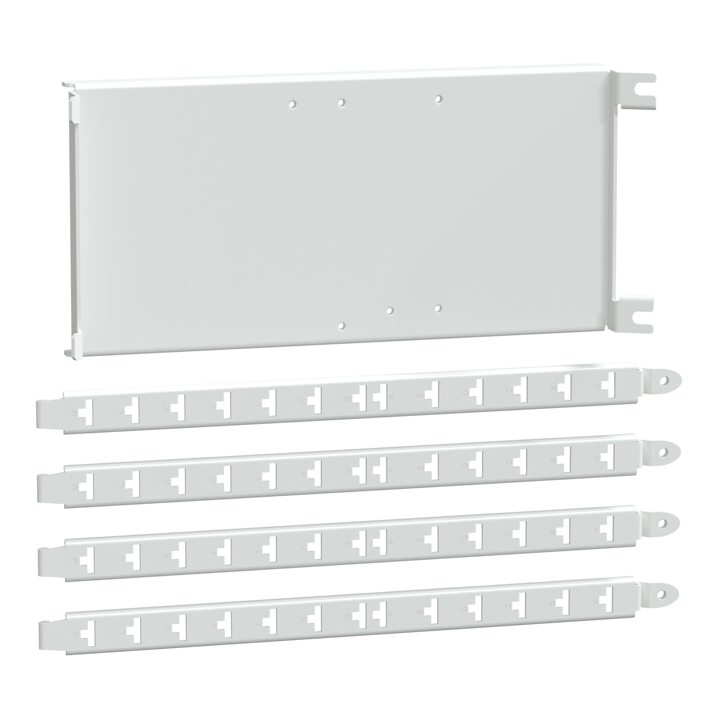 Schneider Electric-LVS03405-PrismaSeT G - Platine NSXm/vigi - L400 -vertical - fixe