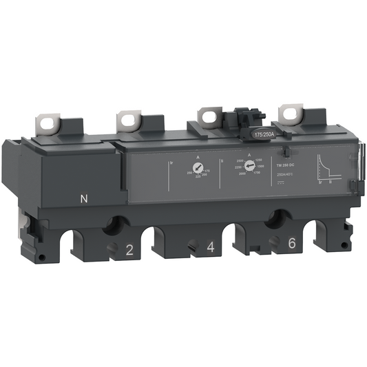 Schneider Electric-C104TM080D-ComPacT NSX - Déclencheur magnéto-thermique TM-DC 80A - 4P4D pour NSX100DC