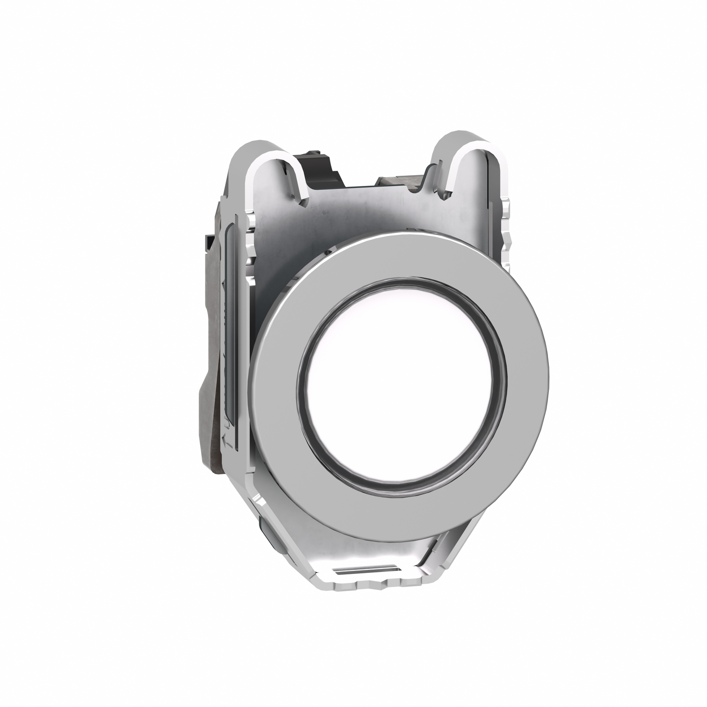 Schneider Electric-XB4FVB1-Harmony XB4 - voyant lumineux DEL - flush - blanc - 24V - vis étrier